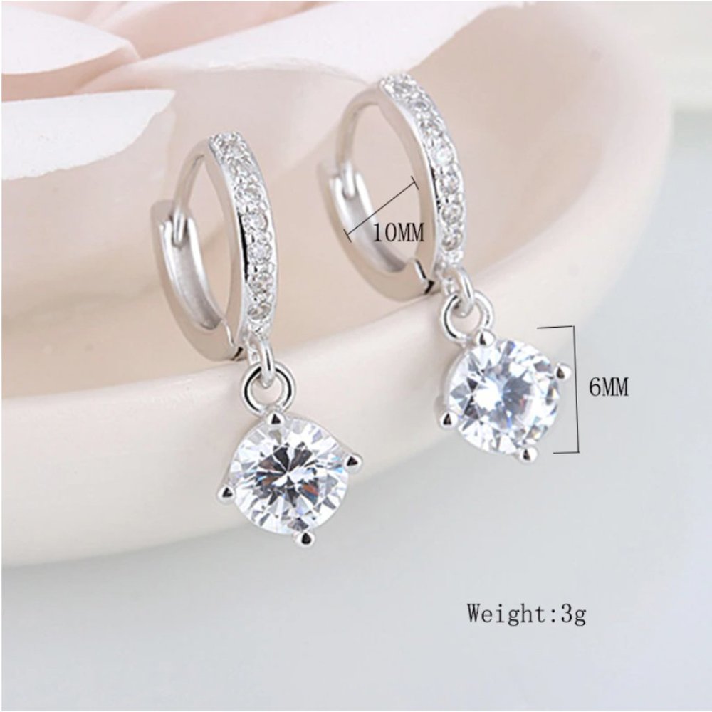 NEW 925 Sterling Silver Drop Earrings - Picture 8 of 12